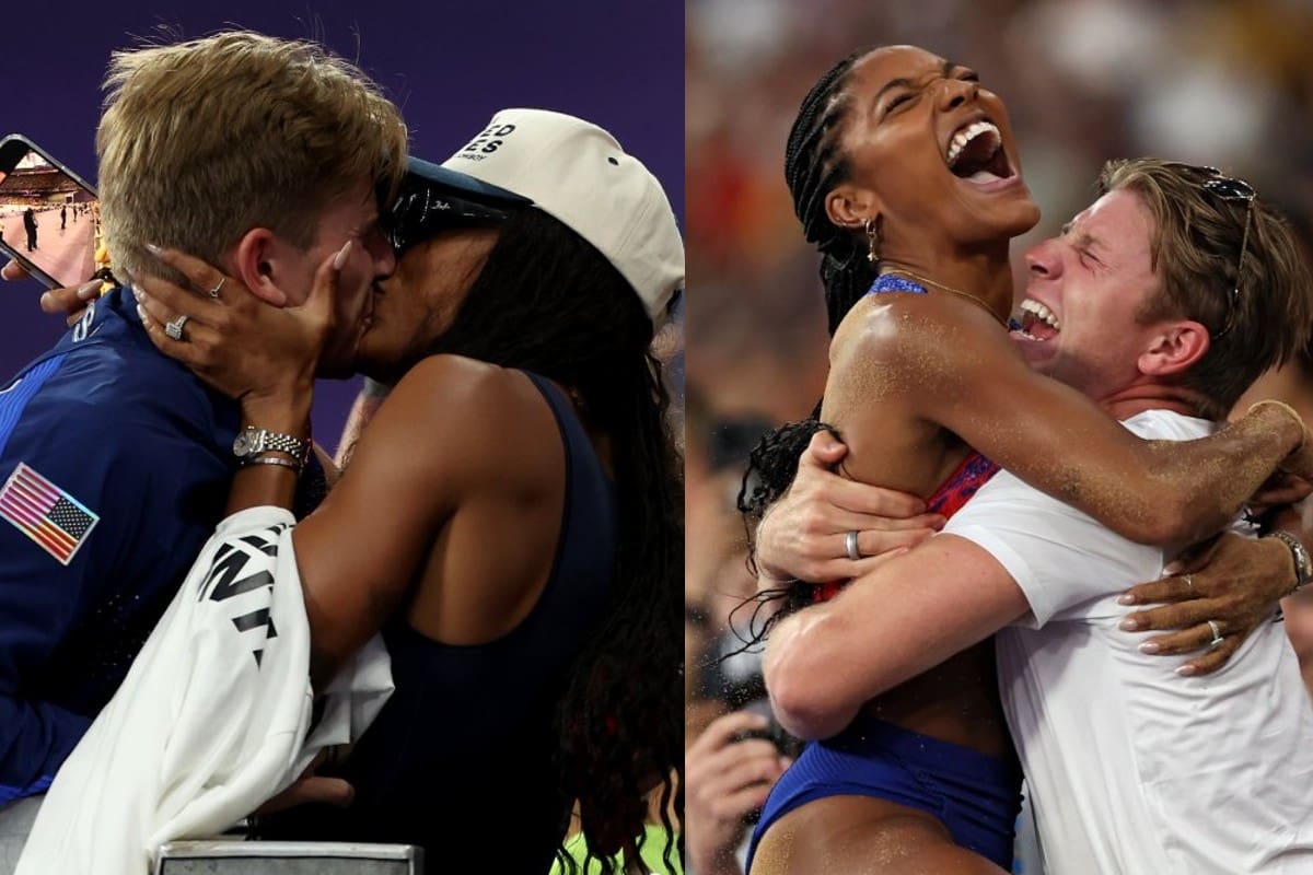 ¡Amor de oro! Hunter Woodhall y Tara Davis ganan medalla en Juegos Paralímpicos y Olímpicos