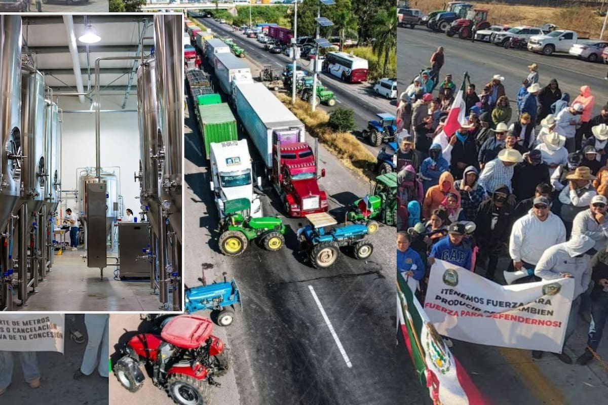 Campesinos de Zacatecas se plantan frente a cervecera en protesta de la Ley de Aguas Nacionales, conoce su postura