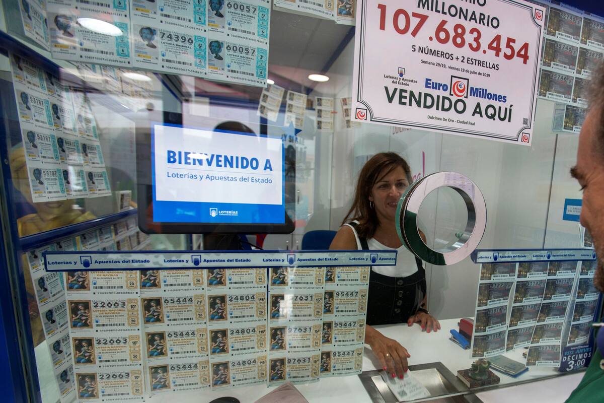 Gana español 107 millones de euros en la lotería europea