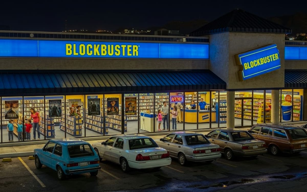 Blockbuster Hermosillo hecho con IA. Gemini