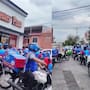 ¡Se armó la guerra de las pizzas! Repartidores de Domino’s llegan a provocar a trabajadores de Little Caesars