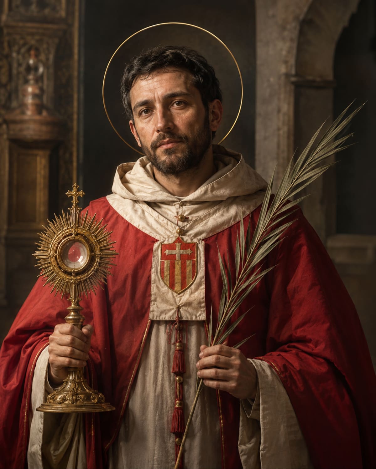 Imagen ilustrativa de San Ramón Nonato, santo recordado cada 31 de agosto en el calendario católico y asociado con la protección de mujeres embarazadas, partos y recién nacidos. (Imagen hecha por IA de ChatGPT)