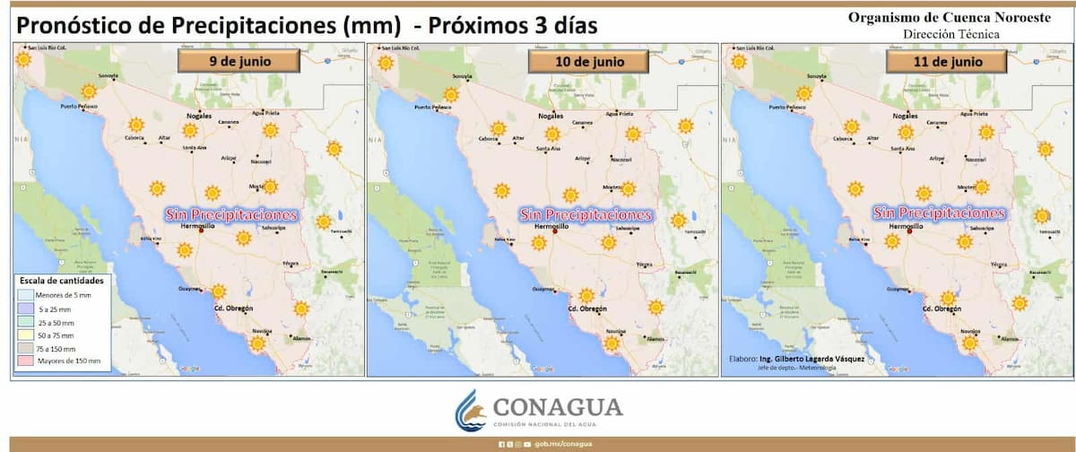 Alerta por calor intenso en Sonora.