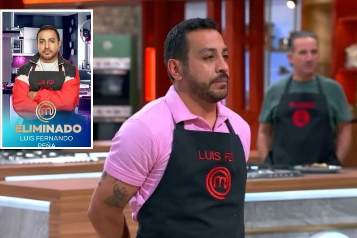 Luis Fernando Peña, décimo eliminado de “MasterChef Celebrity Generaciones”