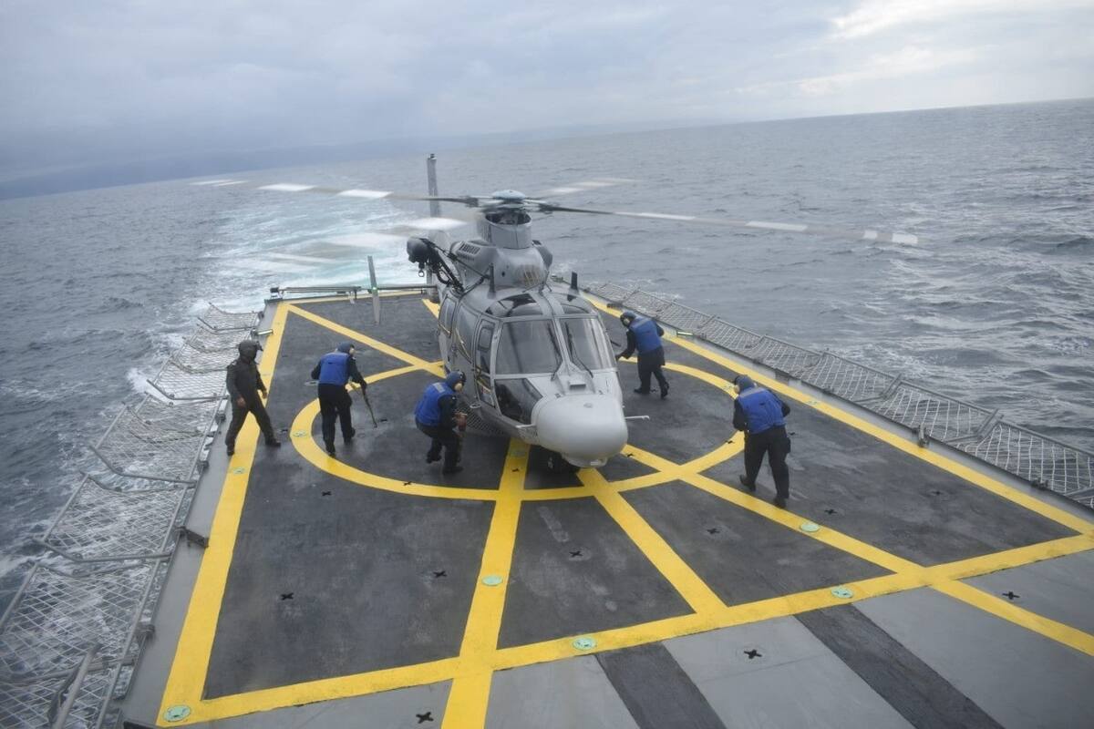 Armada de México realiza adiestramiento con la Guardia Costera de EU