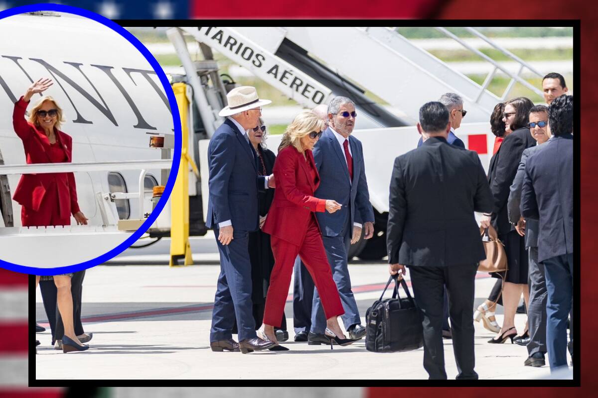 Primera dama de EU, Jill Biden, llega a México para la toma de protesta de Claudia Sheinbaum