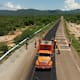 Avanza recarpeteo de la carretera Álamos–El Tábelo