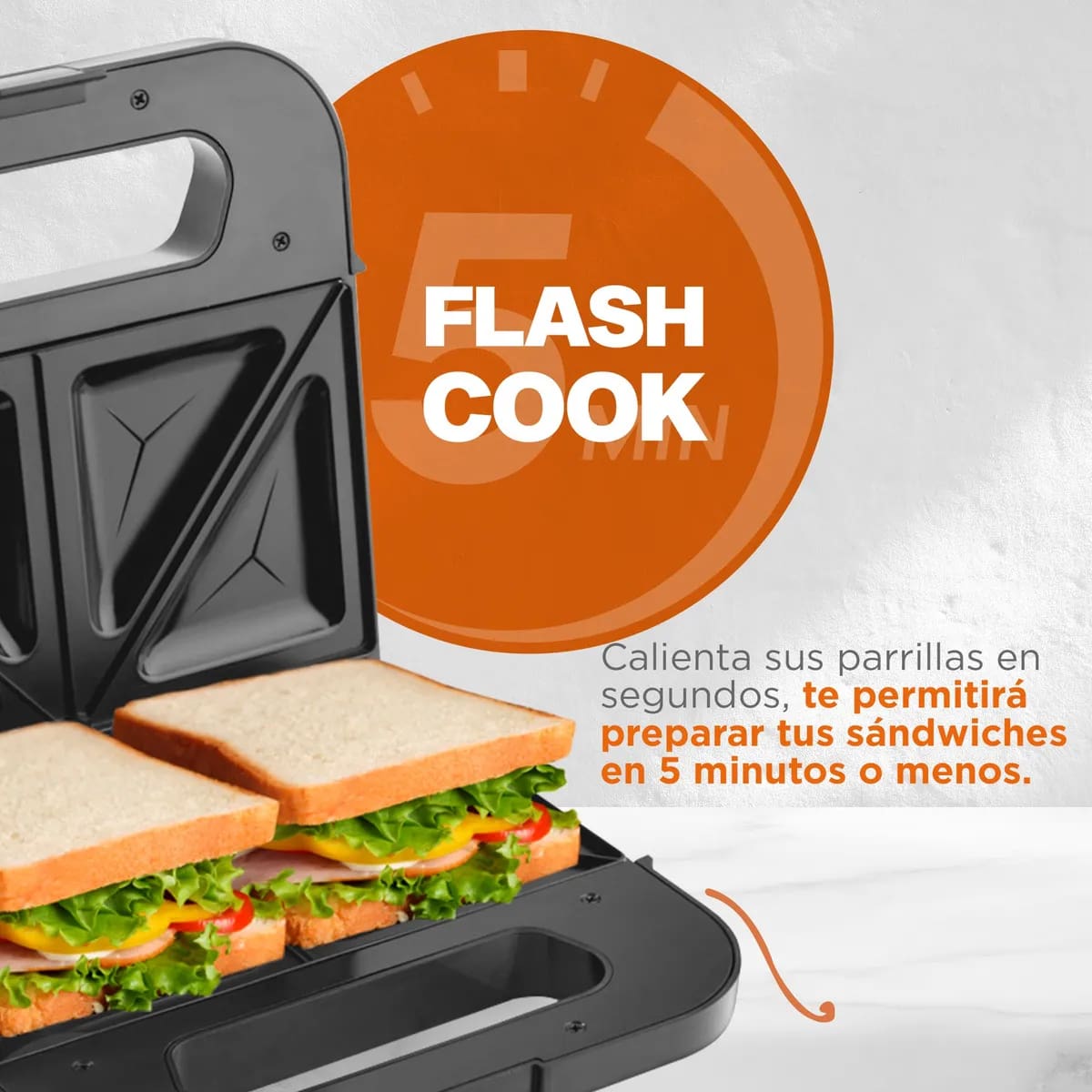 Sandwichera Heat+ Premium | Mercado Libre