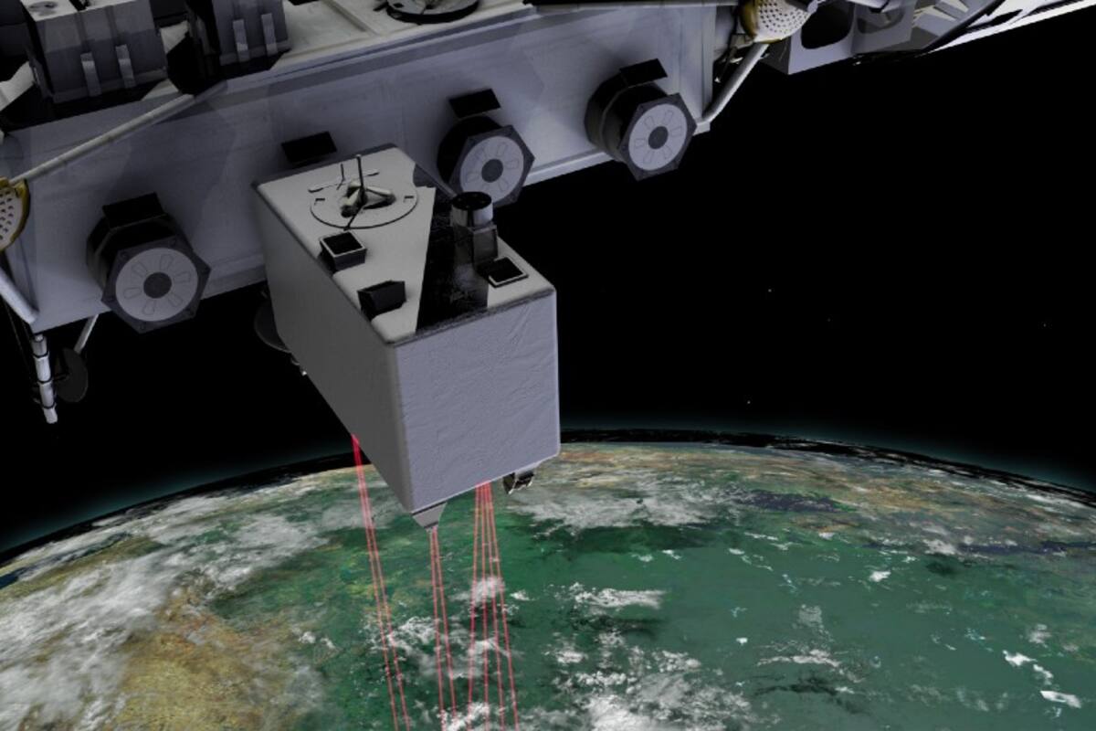 Por qué la NASA dispara rayos láser a los árboles desde la Estación Espacial Internacional