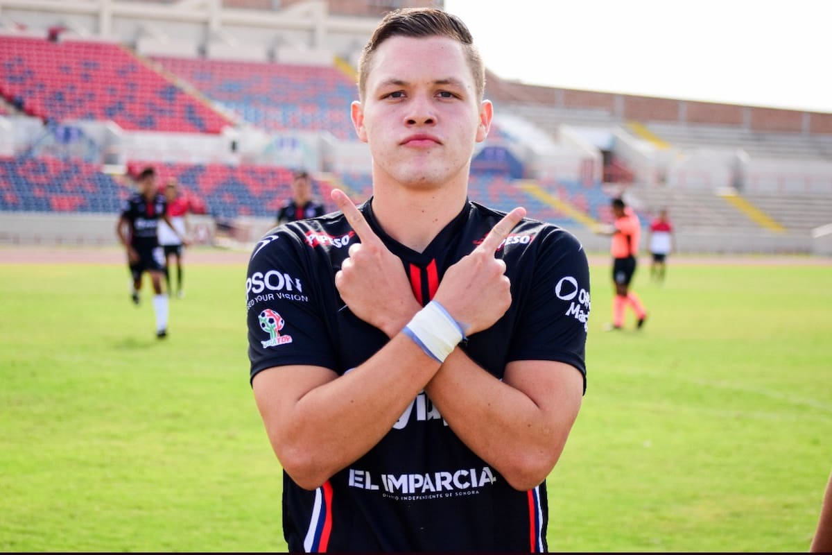 Daniel Enríquez, el futuro en la delantera de Cimarrones de Sonora
