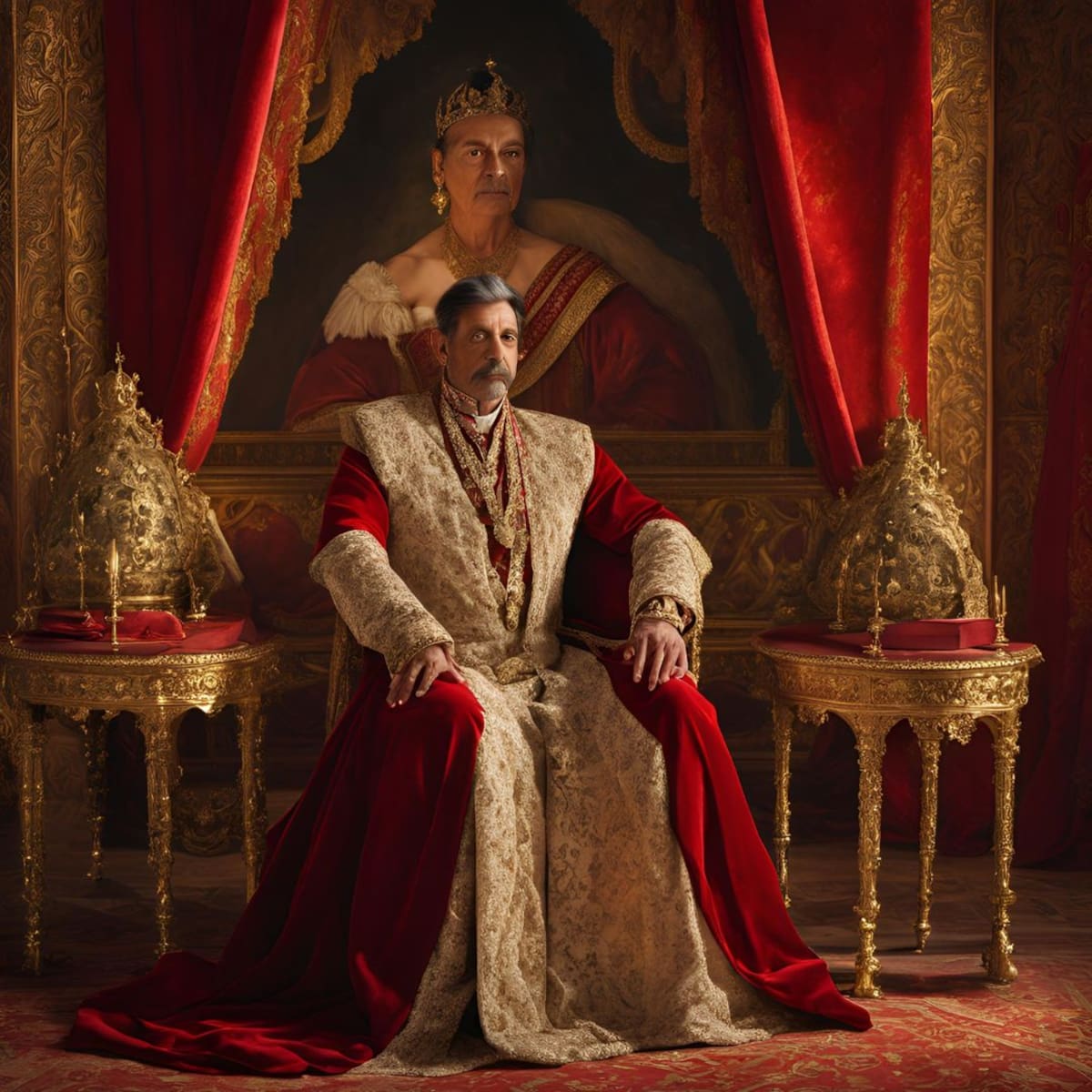 Imagen creada con IA para reflejar la monarquía española.