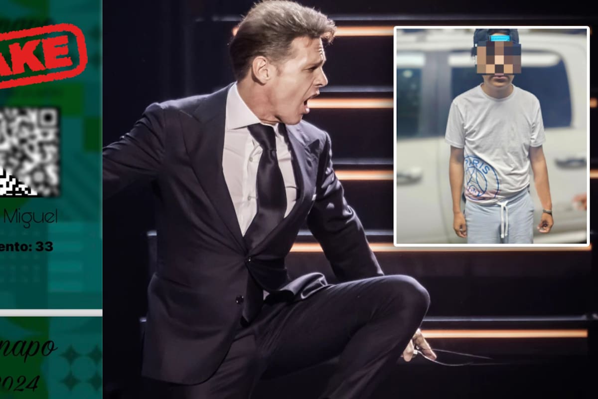 Menor de edad vendía boletos falsos para concierto gratuito de Luis Miguel en la Fenapo