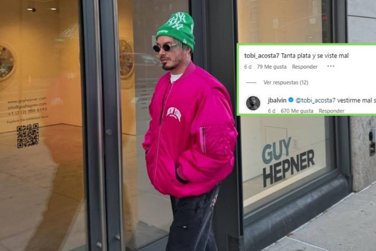 J Balvin responde con humor a las críticas sobre su estilo de vestir