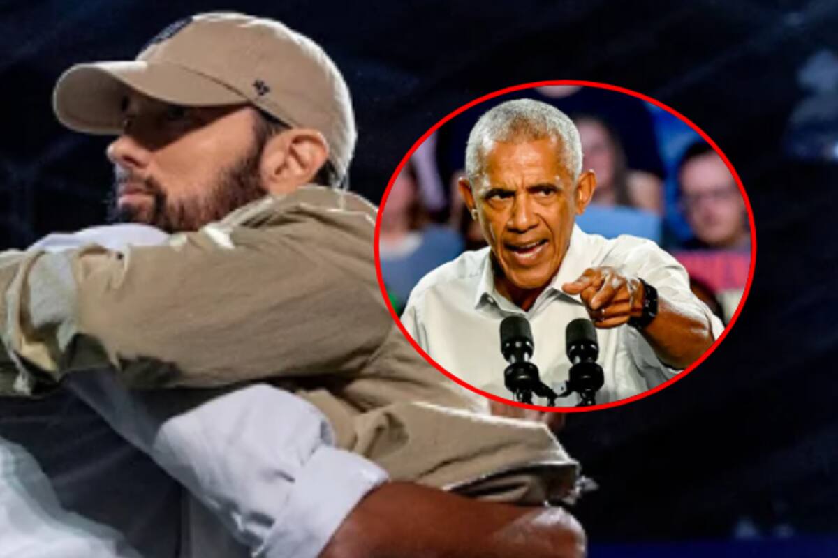 Obama rapea “Lose Yourself” de Eminen en un mitin en Detroit