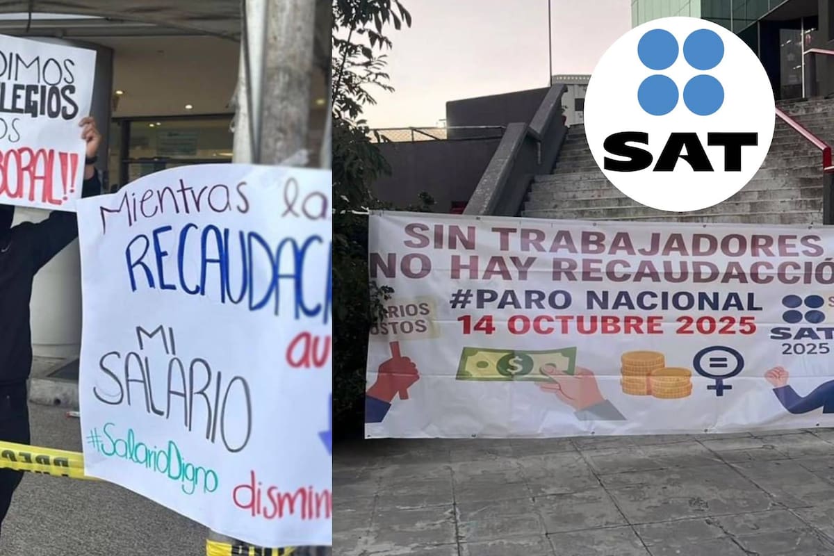 SAT aclara que pese a manifestaciones de sus trabajadores en algunas oficinas, únicamente en estas instalaciones se suspenderá la atención al público