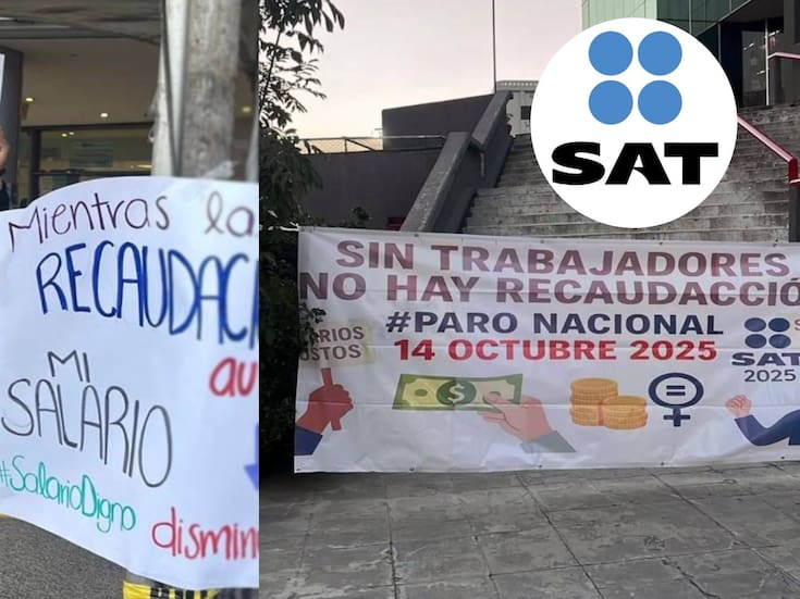 SAT aclara que pese a manifestaciones de sus trabajadores en algunas oficinas, únicamente en estas instalaciones se suspenderá la atención al público