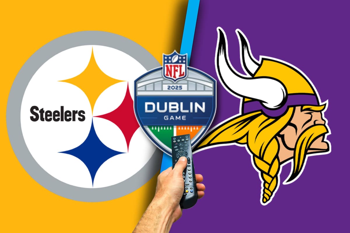 Steelers vs Vikingos: ¿A qué hora y dónde ver EN VIVO el Dublin Game 2025 de la NFL?