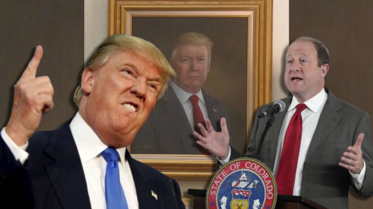 Trump se enoja por retrato exhibido en el Capitolio de Colorado: “Fue distorsionado”, afirma el mandatario