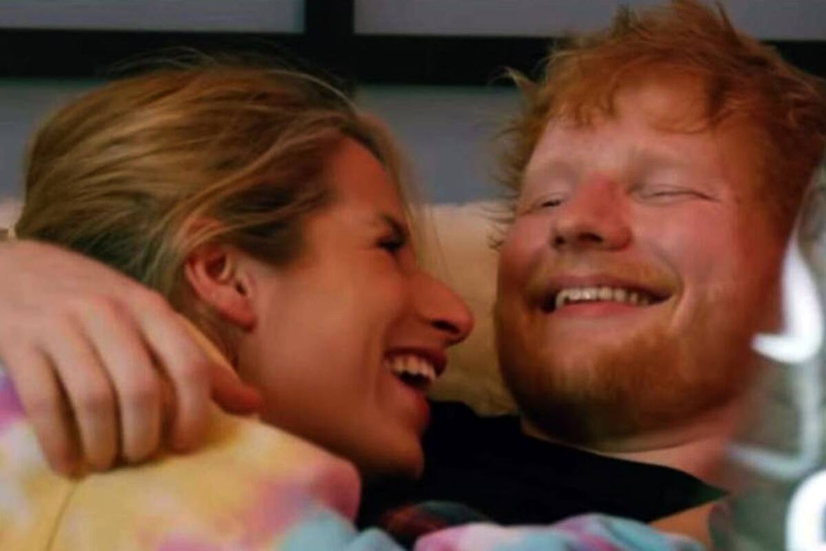 Muestran Ed Sheeran y su esposa detalles de su intimidad en video