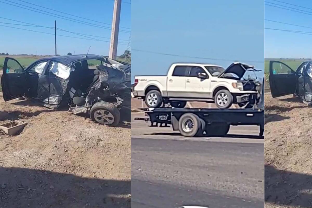 Fuerte accidente en el Valle del Yaqui deja un lesionado