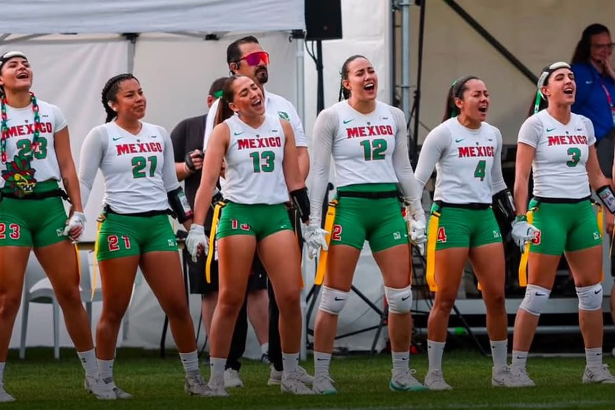 México Femenil de Flag Football consigue histórico boleto a Los Ángeles 2028 tras vencer a Gran Bretaña por un punto