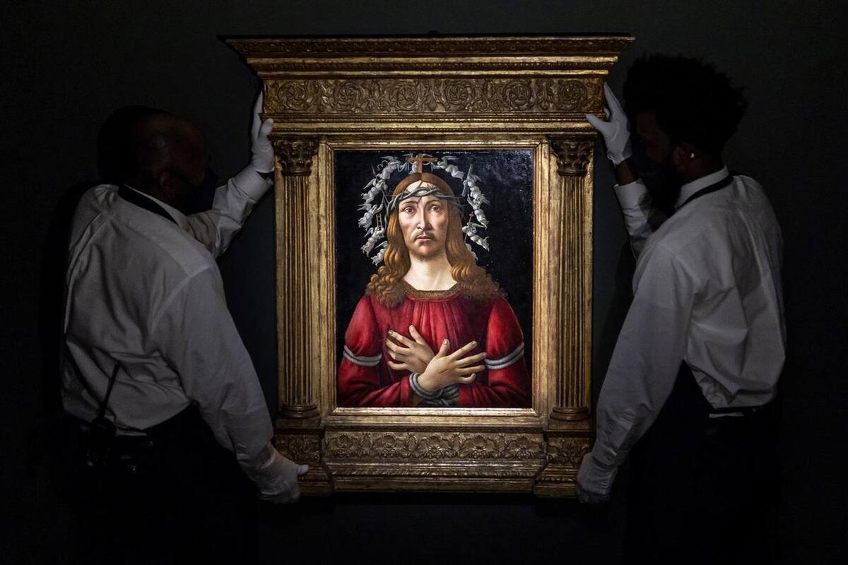 Entra a subasta por 40 mdd obra de Botticelli