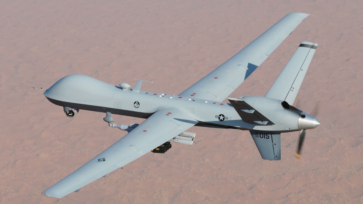 El impacto en vuelo de un MQ-9 Reaper ilustra la creciente capacidad de defensa aérea en conflictos de mayor intensidad. /WikimediaCommons