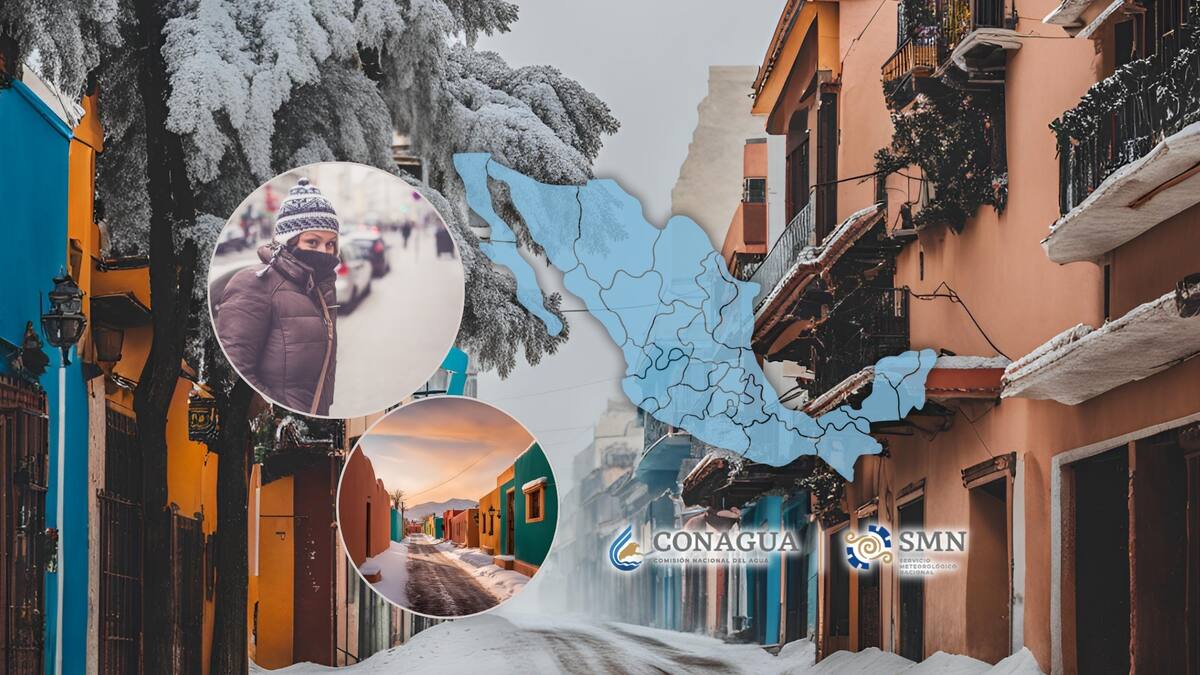 Conagua advierte sobre el nuevo frente frío, que traerá temperaturas gélidas, lluvias intensas y fuertes vientos toda la siguiente semana en estos estados de México