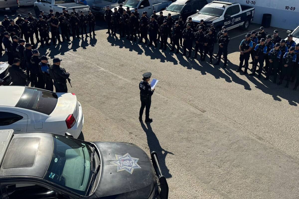 Policía Municipal refuerza seguridad por la Baja 1000 en Ensenada