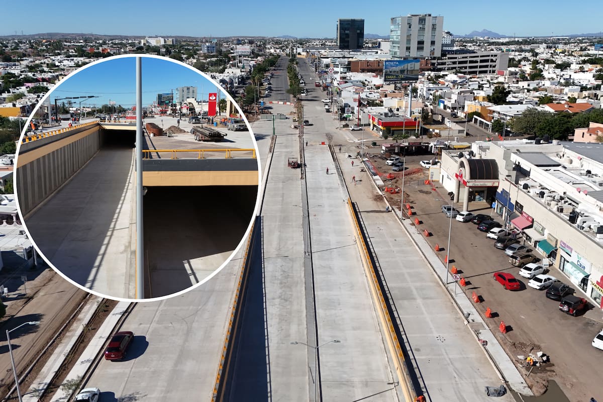 Paso a desnivel de Colosio y Solidaridad transformará la movilidad en Hermosillo de manera sustentable
