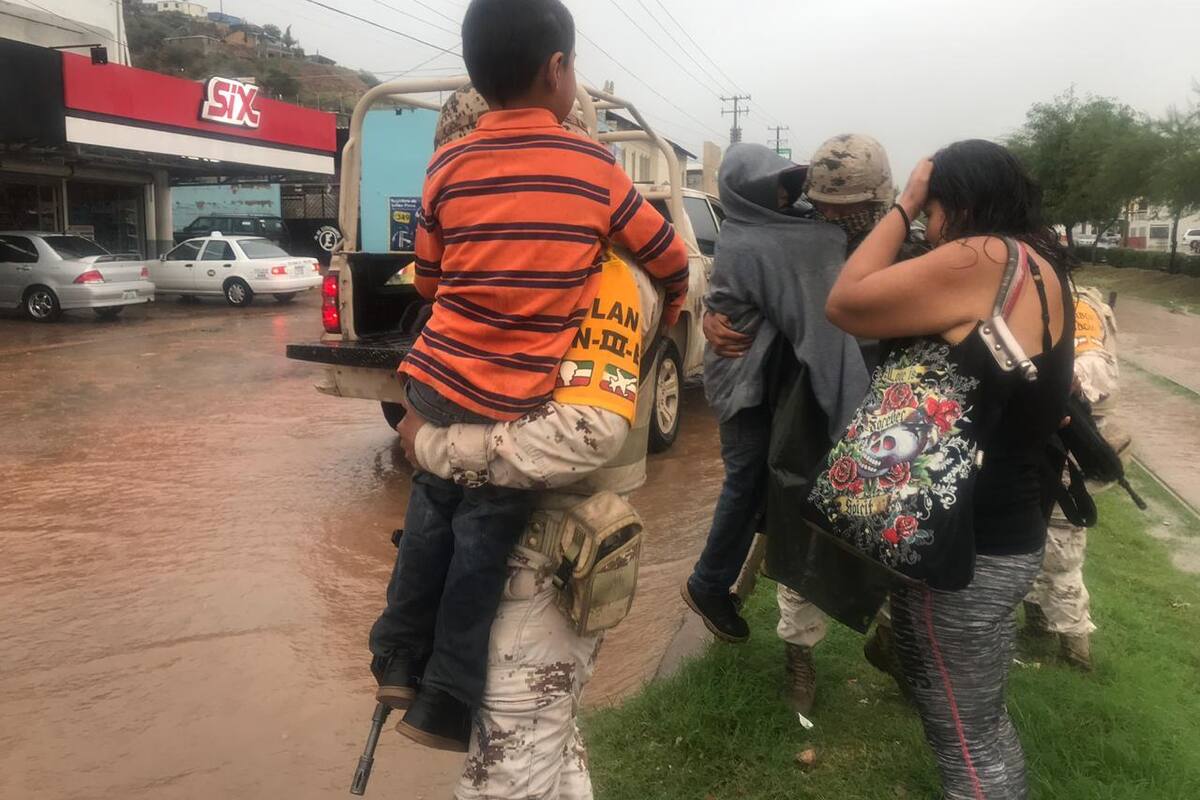 Activan Plan DNIII por lluvias en Nogales