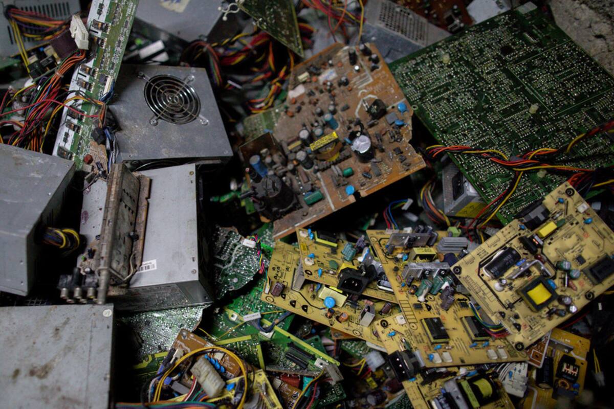 La basura electrónica acumulada este año pesará más que la Gran Muralla china