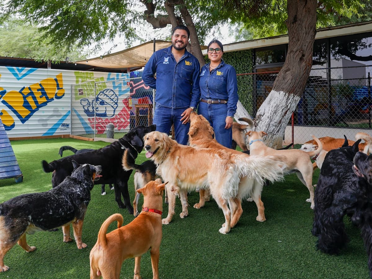 Heréndira Guzmán y Daniel Mayoral, fundadores y dueños de Bark Park l Foto: Juan J Morales
