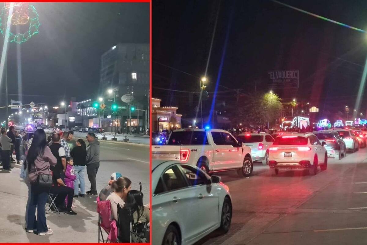 Caos vial en Hermosillo por desfile navideño de Coca-Cola