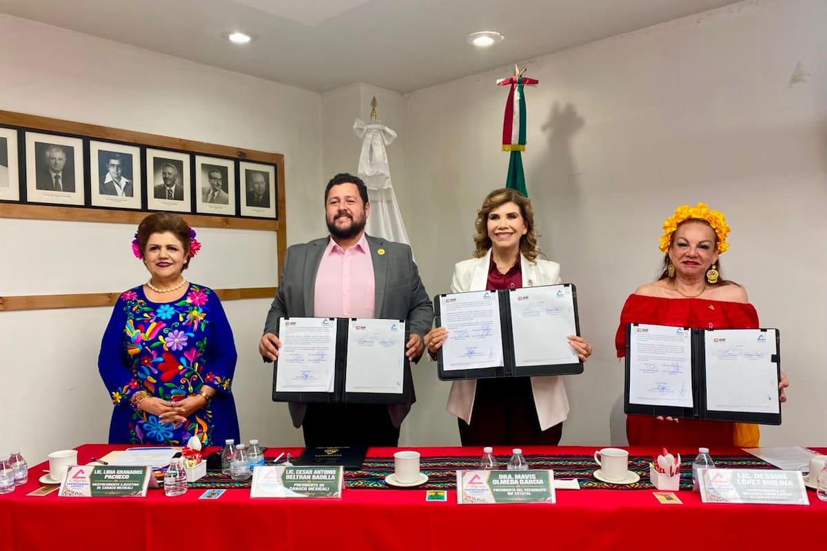 DIF Baja California y CANACO Mexicali firman convenio para impulsar la formación y capacitación laboral de jóvenes en albergues