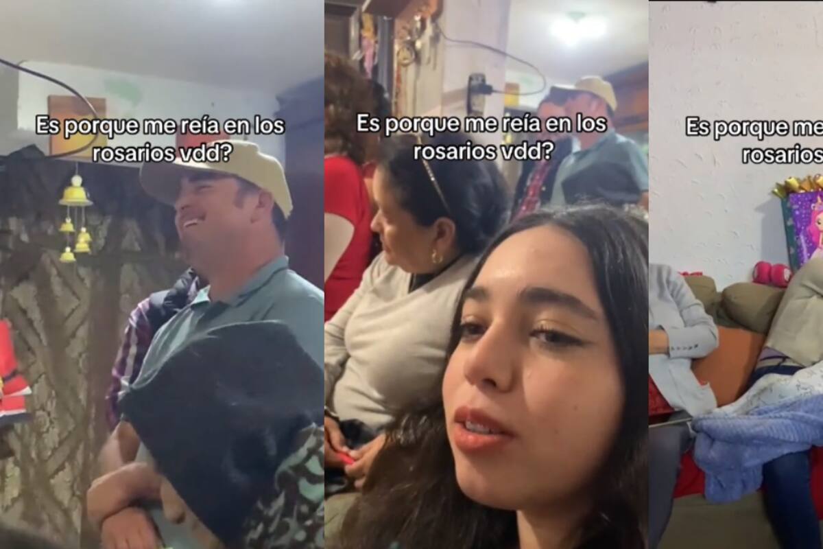 VIDEO: mientras rezan el rosario, esta joven hizo reír a algunos de sus familiares al “cantarlo” de manera graciosa