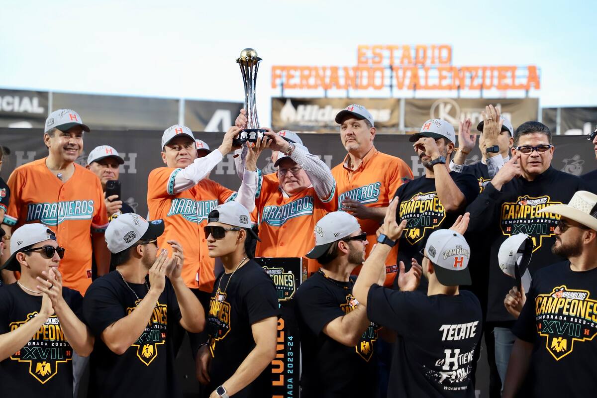 Naranjeros de Hermosillo, campeones de la LMP en 2024.