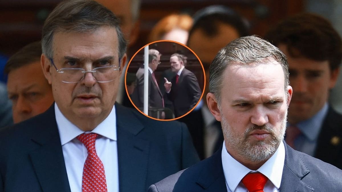 Captan supuesto “regaño” de Jamieson Greer a Marcelo Ebrard tras salir de reunión con Claudia Sheinbaum en Palacio Nacional