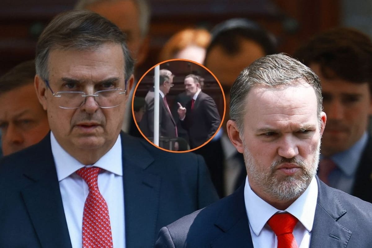 Captan supuesto “regaño” de Jamieson Greer a Marcelo Ebrard tras salir de reunión con Claudia Sheinbaum en Palacio Nacional