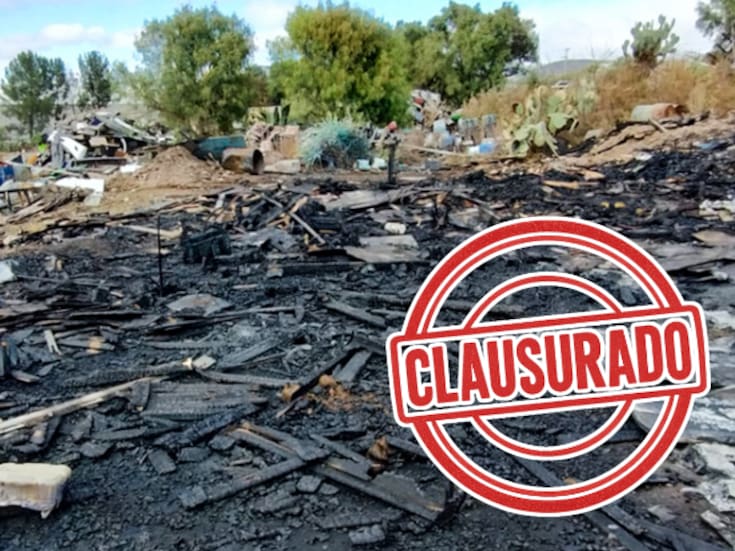 Profepa clausura área de empresa de autobuses en Hidalgo por manejo indebido de residuos peligrosos tras incendio