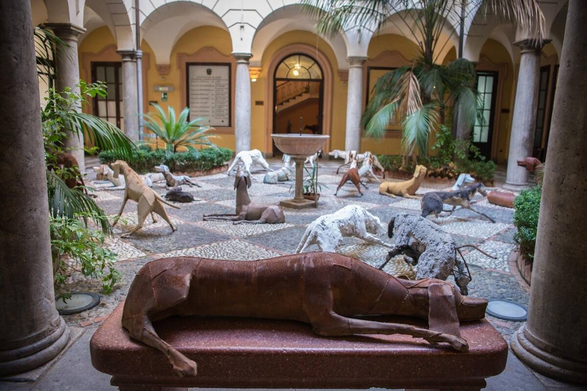 Una instalación de arte, símbolo de la lucha contra la mafia en Palermo