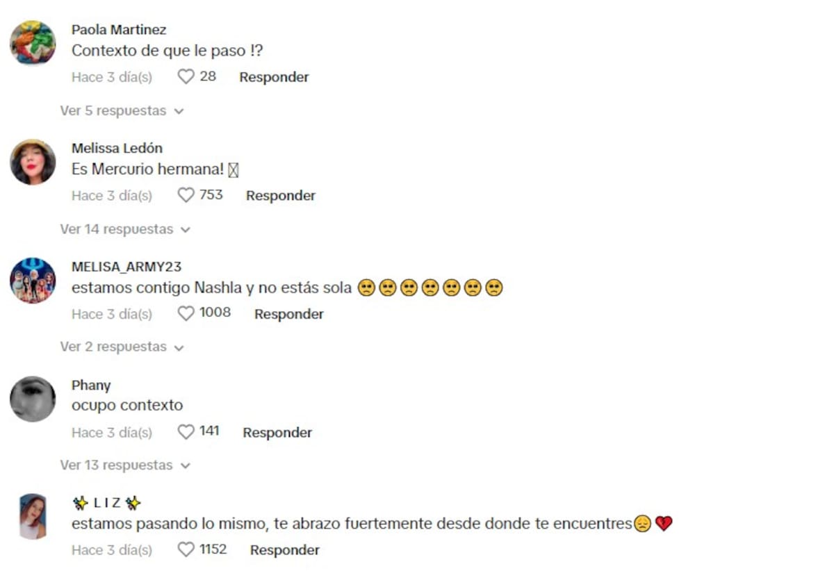 Nashla preocupa a sus seguidores / TikTok: @nashiroll