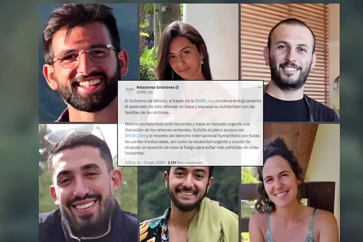 Ellos son los 6 rehenes por los que México condenó asesinatos en Gaza