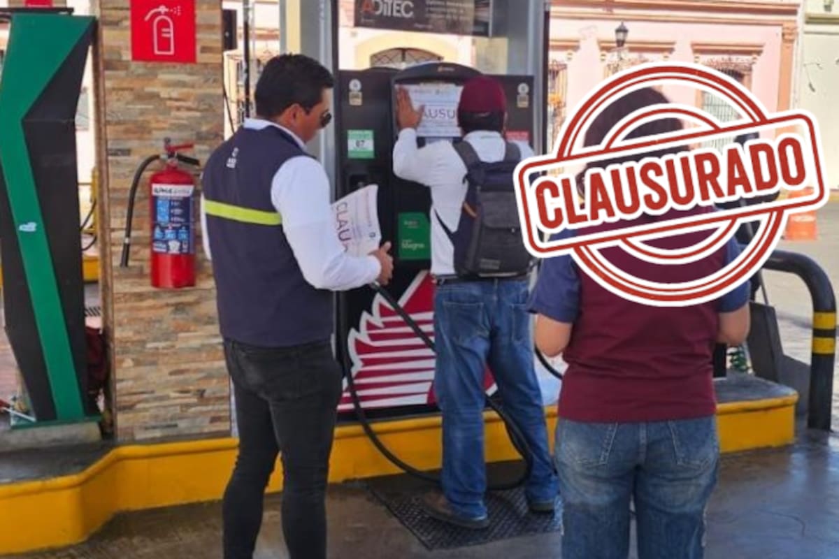 Profeco y ASEA clausuran cinco gasolineras en Oaxaca y decomisan 11 instrumentos de medición por irregularidades graves