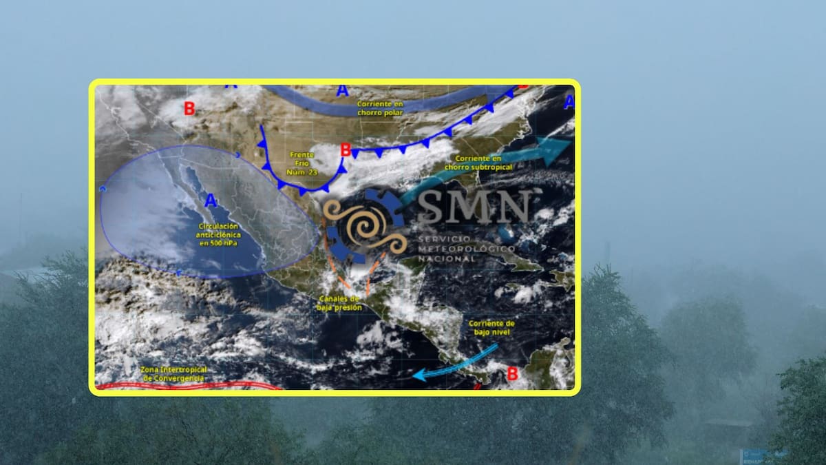 Fuertes lluvias y evento de Norte ‘congelarán’ estas ciudades martes y miércoles; habrá temperaturas de hasta -5°C con heladas