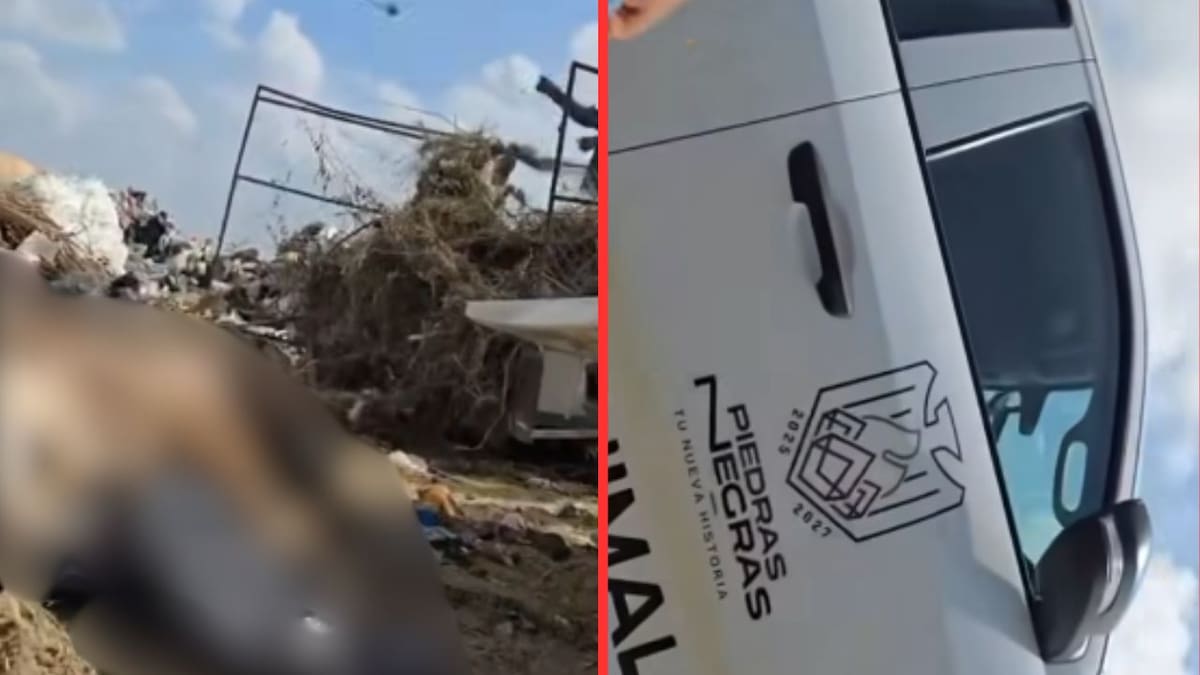Video de camioneta oficial arrojando perros sin vida en relleno sanitario de Piedras Negras genera indignación