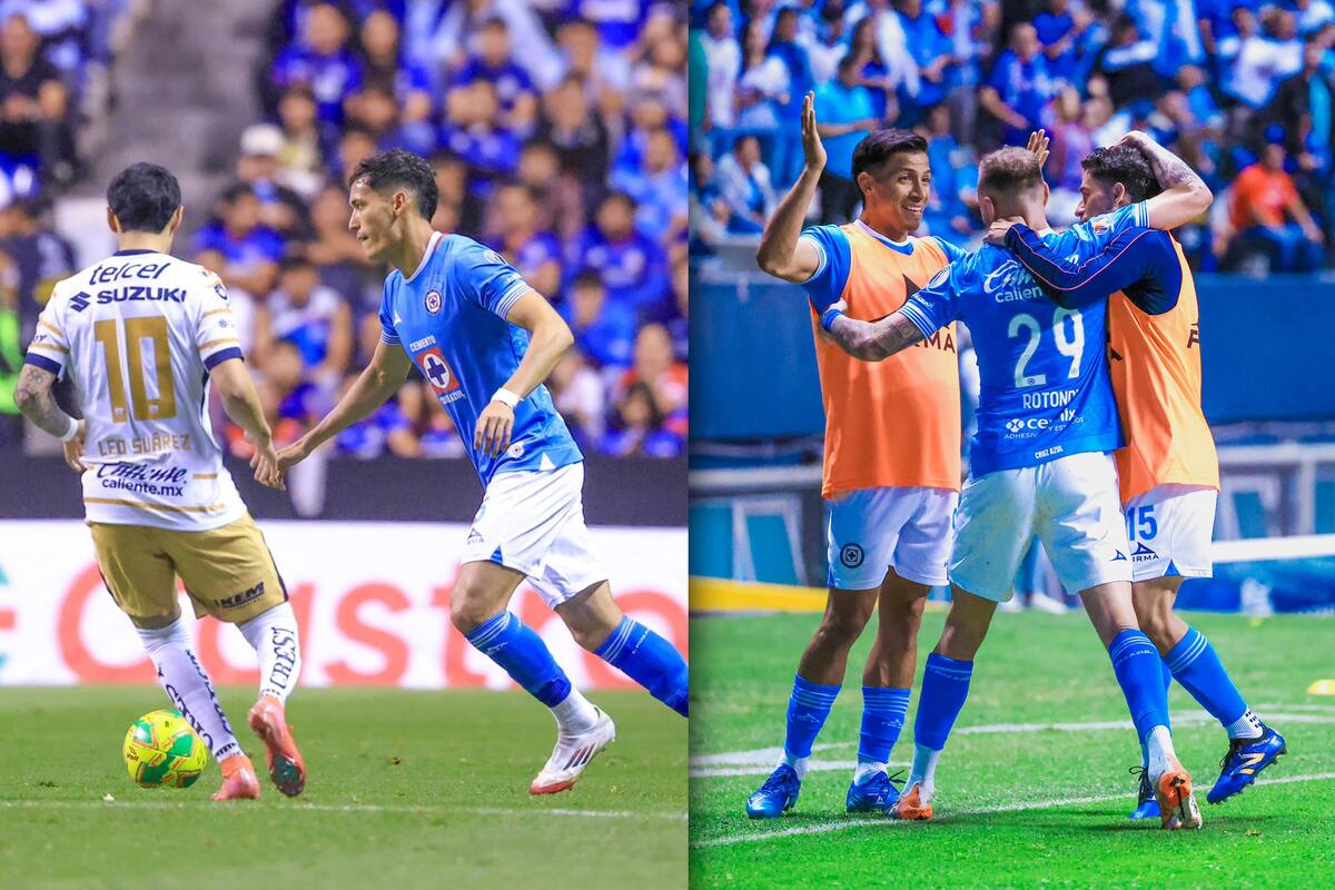 ¡Partidazo! Cruz Azul le pega a los Pumas desde el Cuauhtémoc