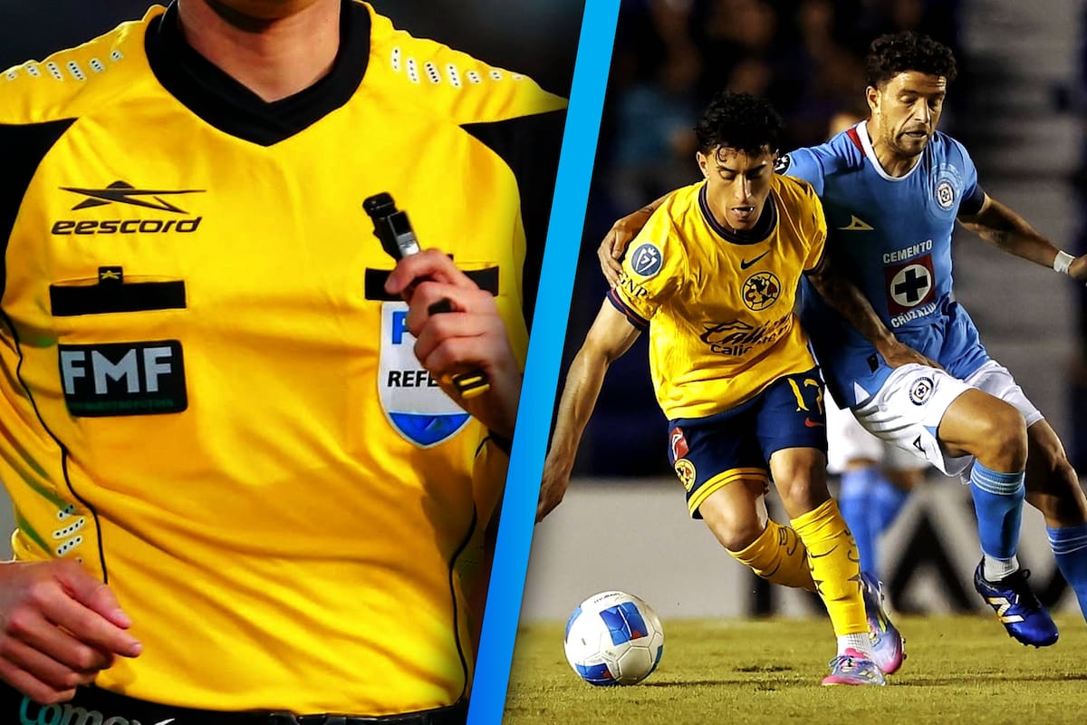 Polémico árbitro pitará el Cruz Azul vs América en la semifinal de ida