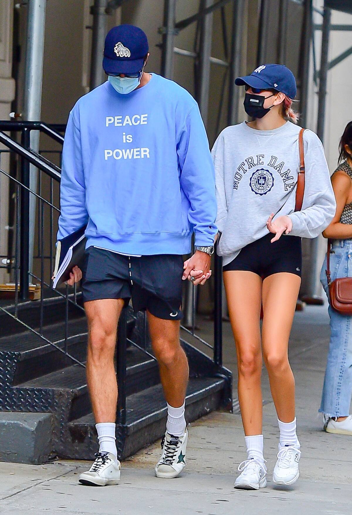 Jacob Elordi y Kaia Gerber, captados juntos en las calles de Nueva York en septiembre de 2020, poco después de rumores sobre su vínculo