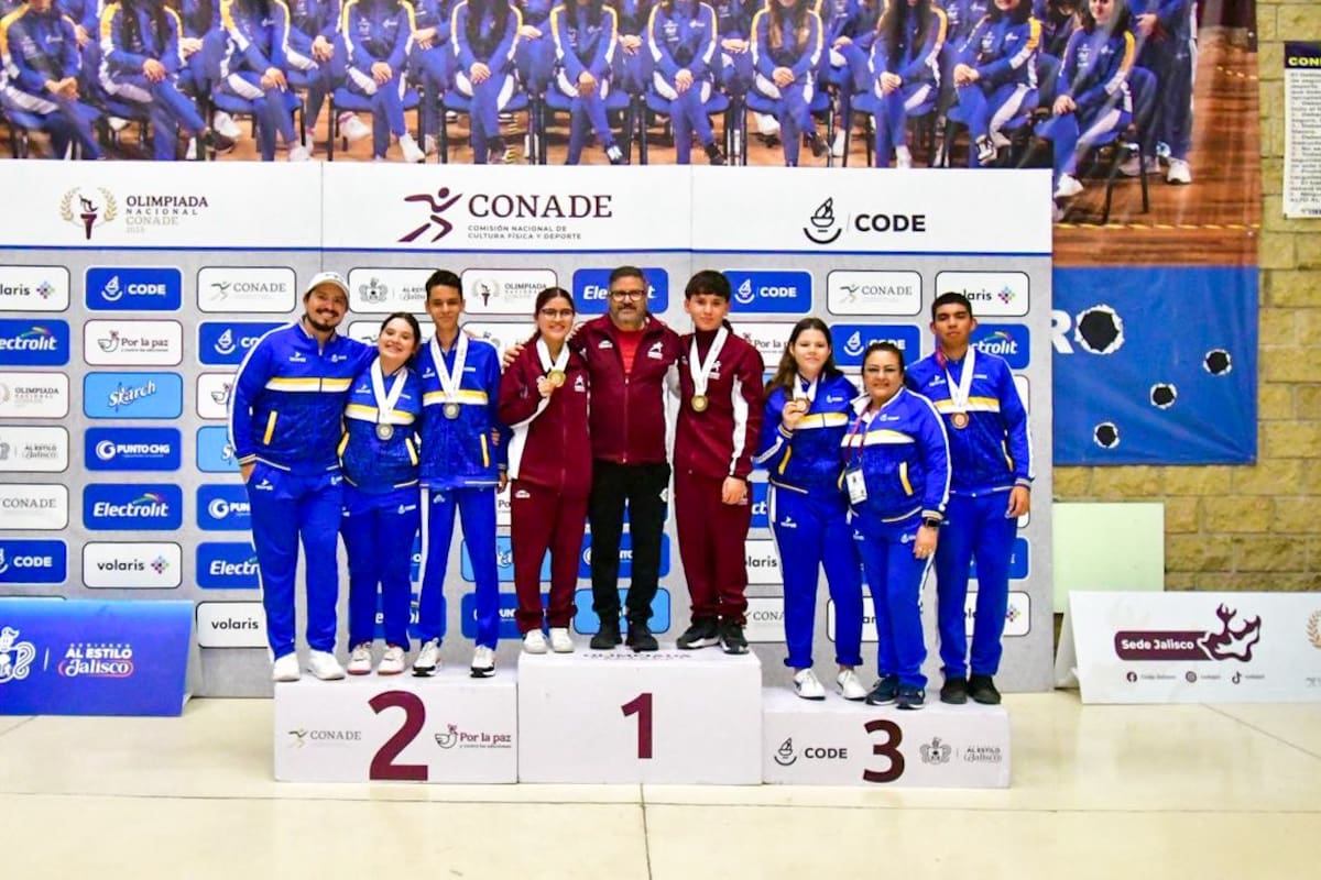 Termina Sonora con 12 oros en tiro deportivo de Olimpiada Nacional
